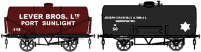 Sketch of Lever Bros and Crossfields vegetable oil tanks