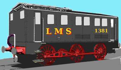 Sketch of LMS No. 1831 loco